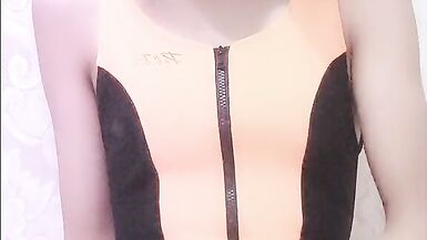 Asian Shemale Masturbation Before Swimming - 10 image