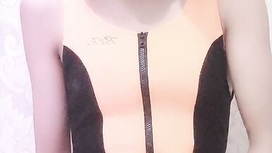 Asian Shemale Masturbation Before Swimming - 12 image