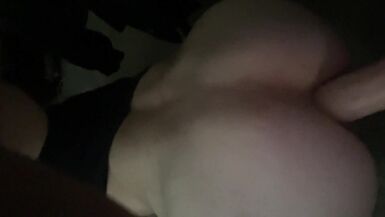 Femboy Takes Big Cock In his Tight Virgin Boy Pussy, denim shorts - 14 image