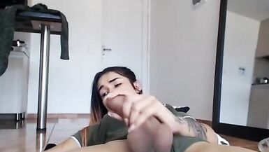 Shemale cumming and pissing 1 - 8 image