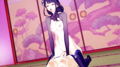 Genshin Impact - Futa Lumine fuck Raiden Shogun - 13 image