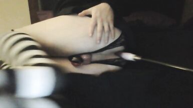 Getting pounded by my fuck machine - 11 image