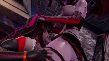 Futa Succubus found and fucked Yukikaze Mizuki - 5 image