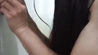 Crossdresser sucks dildo and get it inside her ass - 4 image