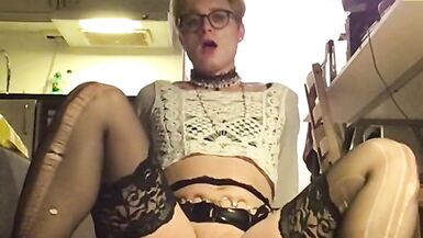 Sissy Cindy slut having a good time