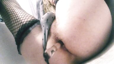 Bathroom anal in lingerie - 10 image