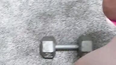 shy workout sissy gives you free bulge show - 11 image