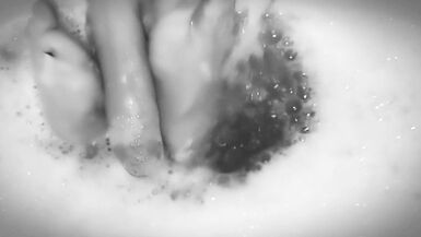 Bathe With Me" FTM Pre Op Slow Motion, Dildo Footjob, Vibrator Masturbation, Orgasm, Chest Play, Ret - 4 image