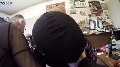 Shemale and granny playing with pvc novice - 9 image