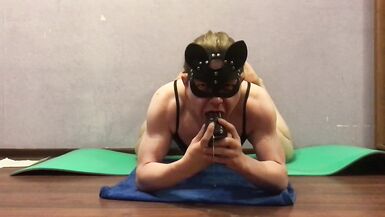 Sissy Lisa in sports underwear worships BBC - 13 image