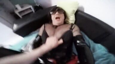 Mature shemale fucked and fisted by inexperienced man - 12 image