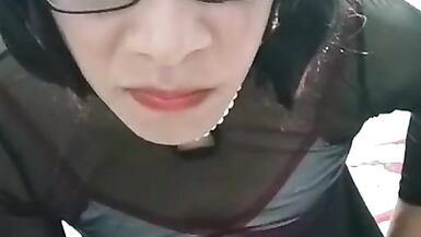 Joselynne Cd In Stockings And Tight Skirt Nurse Horny - 10 image