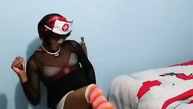 Joselynne Cd In Stockings And Tight Skirt Nurse Horny - 11 image