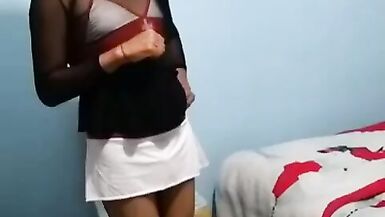 Joselynne Cd In Stockings And Tight Skirt Nurse Horny - 6 image