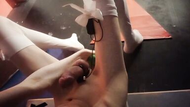 Sissy bunny enjoying herself with dragon - 8 image