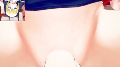 Fire - futas Maki, Tamaki, Iris and Lisa gangbang you | Male taker POV - 5 image