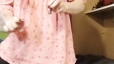 Transgirl Jenny elm sexy spanking choking and anal orgasm - 2 image