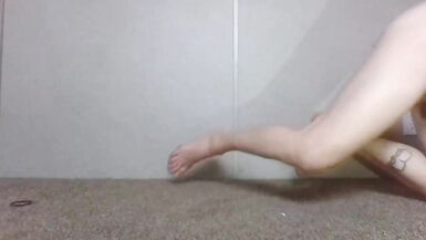 Ring Gag Choker & Cramming My Bootypucker As I Stroke My Thick Solid Chickcock