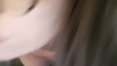 naughty trans slut on the kitchen table! dirty talk strip and cum! - 15 image