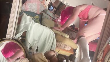 Pink Girl gets stuffed - 10 image