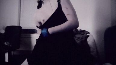 Trans Goth Girl Rides Dildo For First Time - 8 image