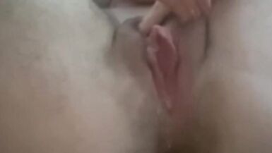 Trans man solo masturbation glass dildo and vibrator - 12 image