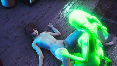 Futa Uranium-235 Fucks Small Cock Guy | Futa Taker POV 3D Hentai Animation - 12 image