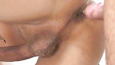 Horny stud slides his hard cock in t-girls ass - 6 image