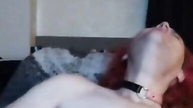 Trans girl jerks off licks fingers - 9 image