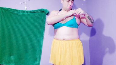 cute boy playing crossdressing first time muscular hot - 5 image