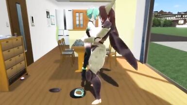 18 year old takes mean Dick from futa - 13 image