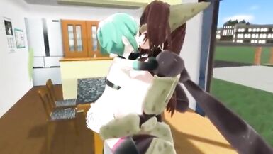 18 year old takes mean Dick from futa - 15 image