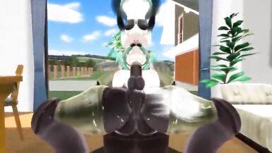 18 year old takes mean Dick from futa - 8 image