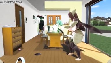 18 year old takes mean Dick from futa - 9 image