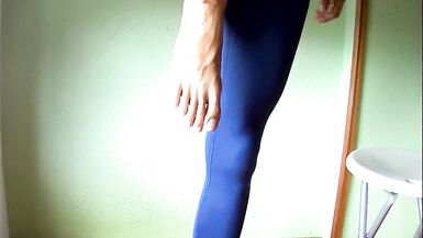 New sport outfit ends with a double cum mess - 7 image