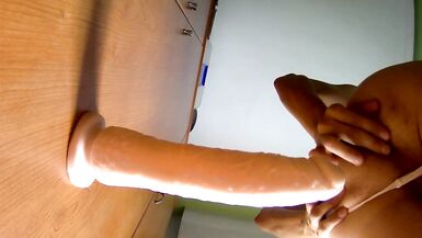 New sport outfit ends with a double cum mess - 9 image