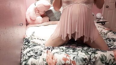 Fat Ass Trans Girl Shows Off Body - 10 image