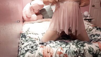 Fat Ass Trans Girl Shows Off Body - 15 image