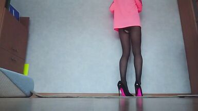 New high heels Giaro Taya with pink sport blouse on Miczi - 7 image