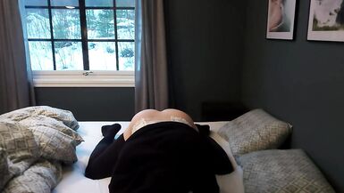 Sissy femboy twerking in slow motion in a corset no panties - 11 image