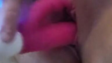 Transboy fucking himself with vibrator - 14 image