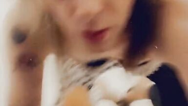 Gorgeous Rocker Rave Girl Sucking - 10 image