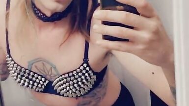 Trans Rocker Showing Off Her Boobs - 14 image