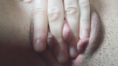 Trans Pussy with Huge Clit, Wet and Open, FtM Masturbation - 6 image