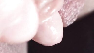 Jerking off my big ftm clit close up - 12 image