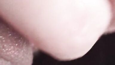 Jerking off my big ftm clit close up - 3 image