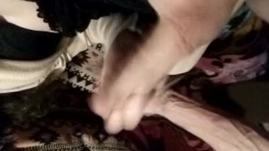 Creampie for Cutie (Sissy femboy fucked and creamed by daddy, cums loads) - 1 image