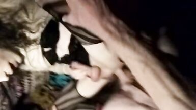 Creampie for Cutie (Sissy femboy fucked and creamed by daddy, cums loads)