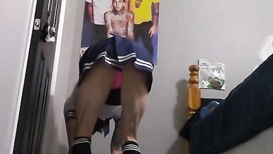 angry sissy giantess crushes you with balls - 2 image