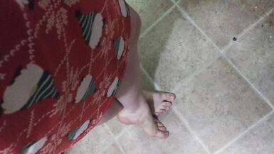 Trans girl pee desperation - 2 image